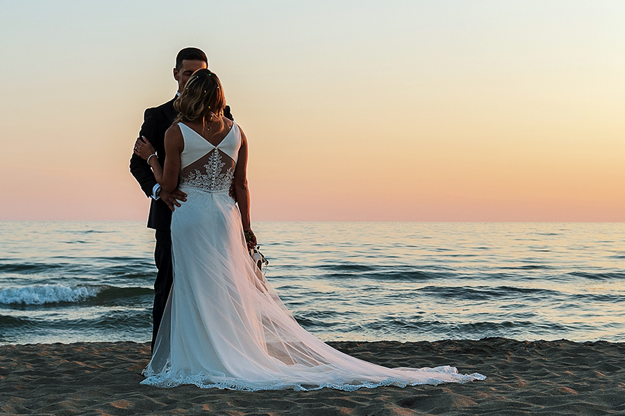 matrimonio sulla spiaggia fregene controvento